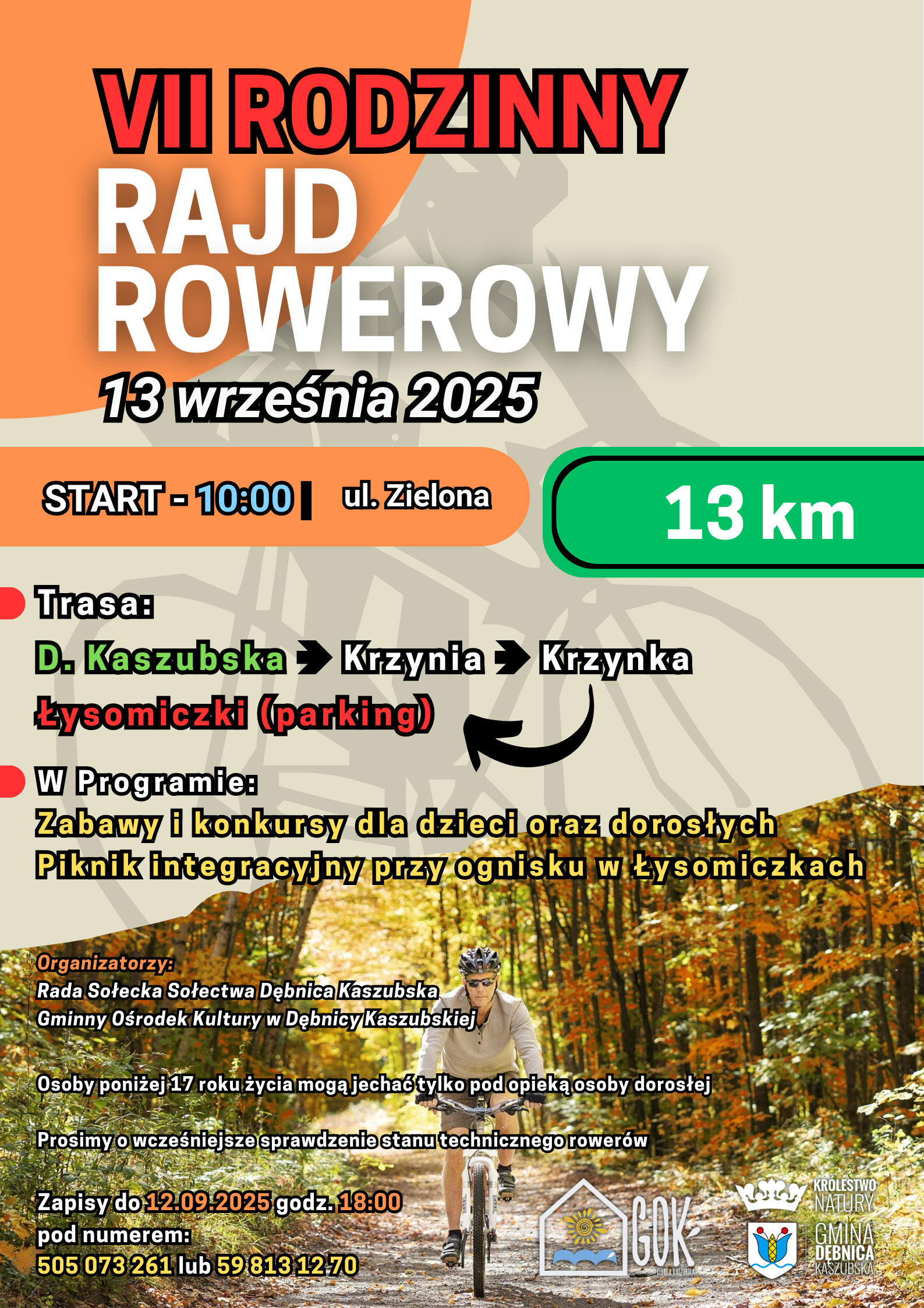 VII Rajd Rowerowy - 13.09.2025